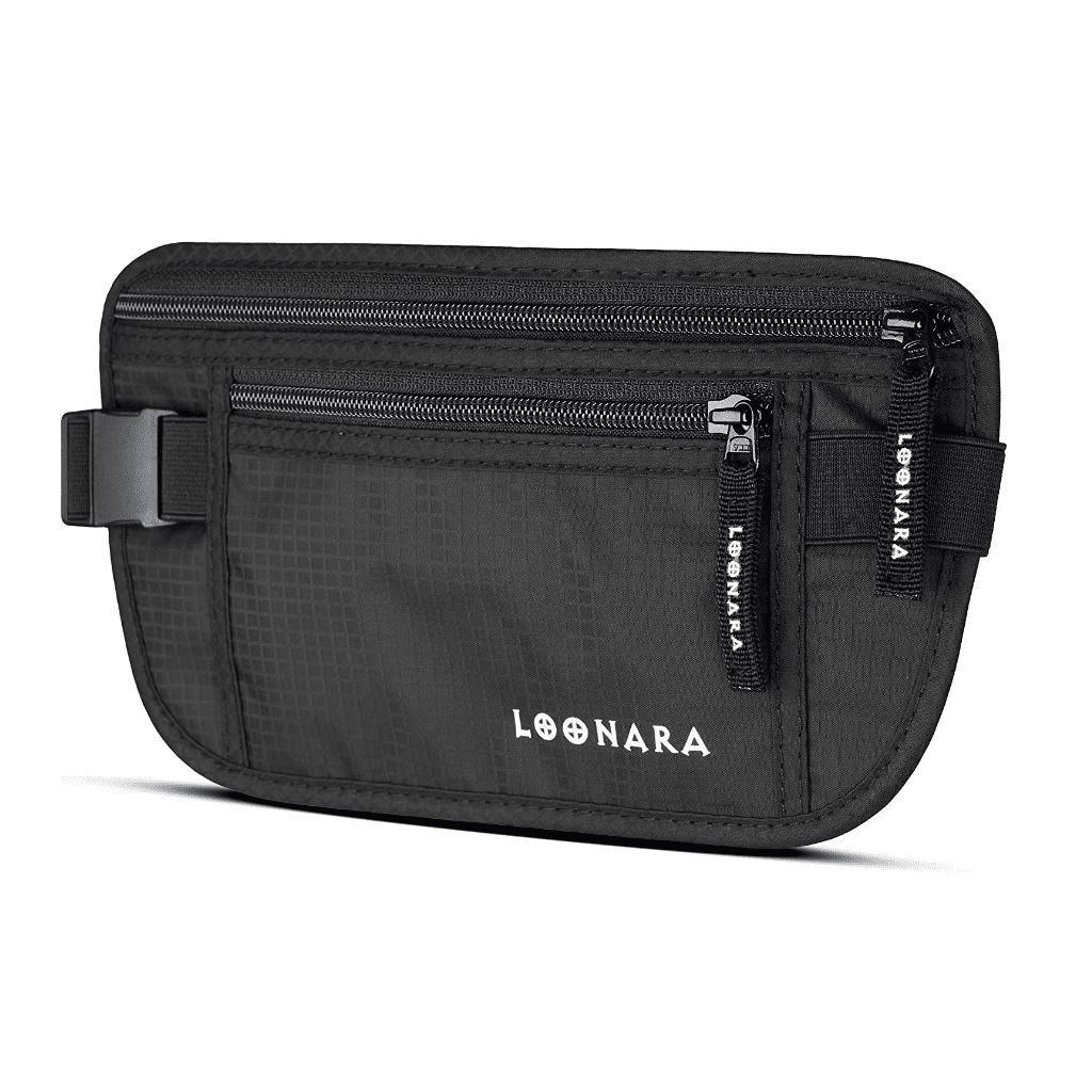Flache Bauchtasche